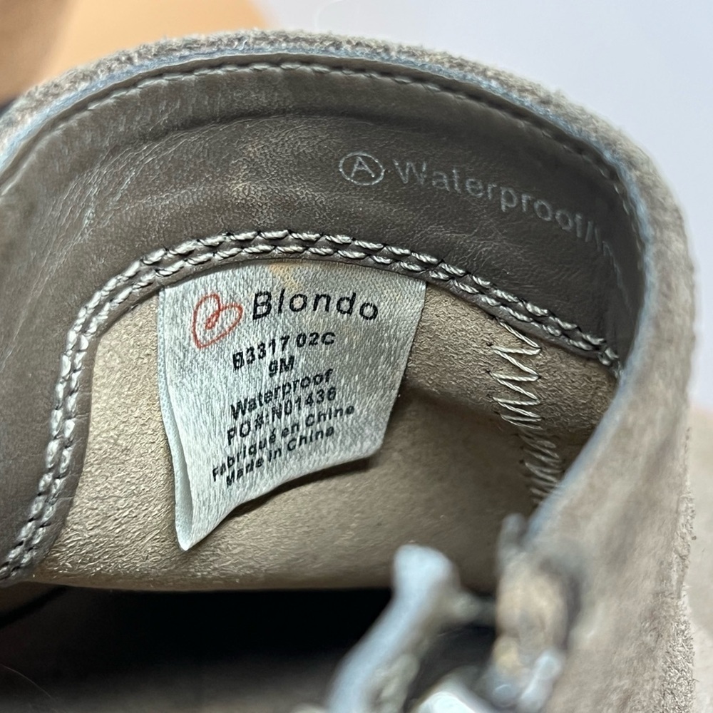 Blond Boots brown Suede Leather size 9 - Picture 9 of 9